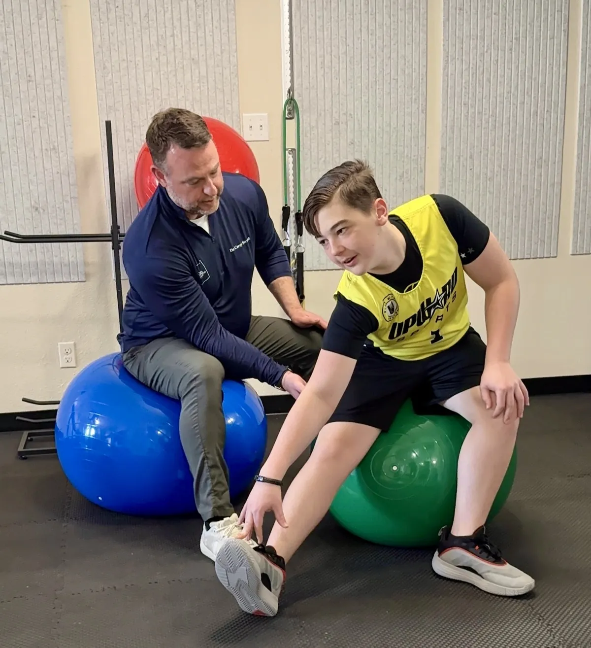 Movement and posture assessment at Firm Foundation Wellness Center in Keller, Texas